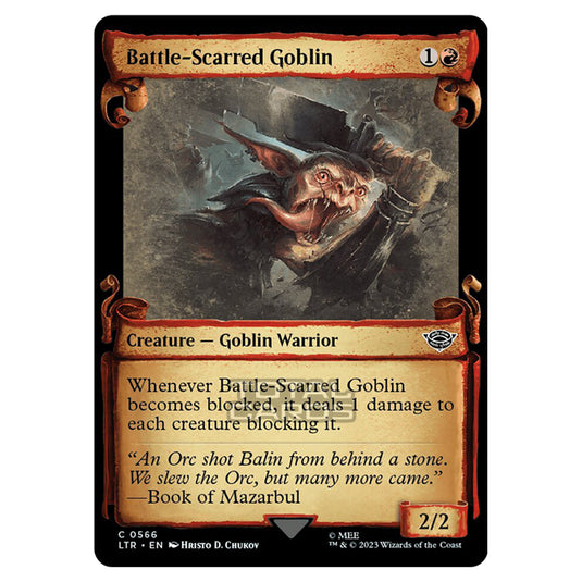 Magic The Gathering - The Lord of the Rings - Tales of Middle-Earth - Battle-Scarred Goblin - 0566