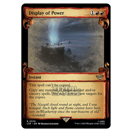 Magic The Gathering - The Lord of the Rings - Tales of Middle-Earth - Display of Power - 0570