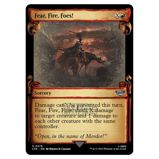 Magic The Gathering - The Lord of the Rings - Tales of Middle-Earth - Fear, Fire, Foes! - 0576