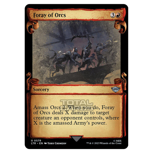 Magic The Gathering - The Lord of the Rings - Tales of Middle-Earth - Foray of Orcs - 0579