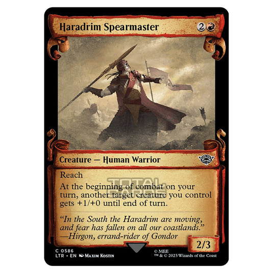 Magic The Gathering - The Lord of the Rings - Tales of Middle-Earth - Haradrim Spearmaster - 0586