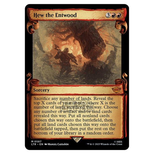 Magic The Gathering - The Lord of the Rings - Tales of Middle-Earth - Hew the Entwood - 0587