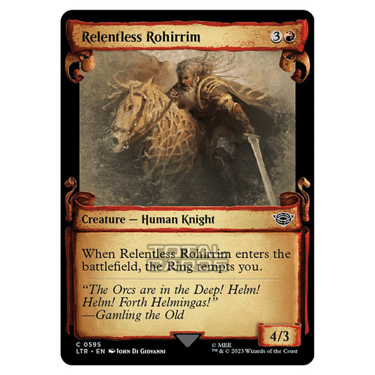 Magic The Gathering - The Lord of the Rings - Tales of Middle-Earth - Relentless Rohirrim - 0595