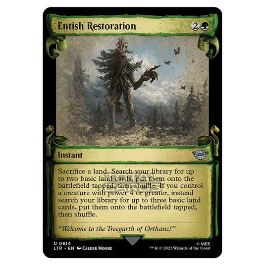 Magic The Gathering - The Lord of the Rings - Tales of Middle-Earth - Entish Restoration - 0614