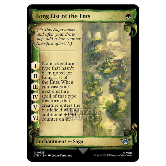 Magic The Gathering - The Lord of the Rings - Tales of Middle-Earth - Long List of the Ents - 0625