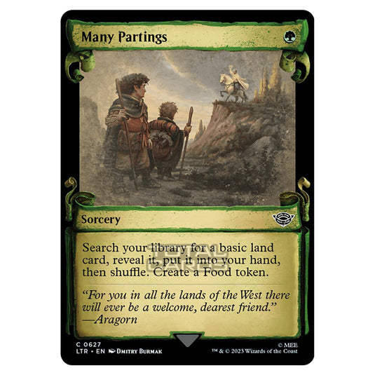 Magic The Gathering - The Lord of the Rings - Tales of Middle-Earth - Many Partings - 0627