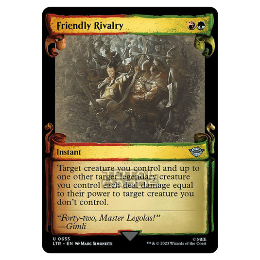 Magic The Gathering - The Lord of the Rings - Tales of Middle-Earth - Friendly Rivalry - 0655