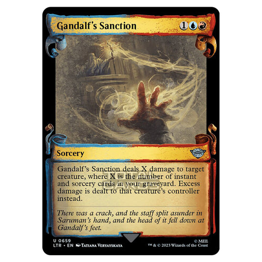 Magic The Gathering - The Lord of the Rings - Tales of Middle-Earth - Gandalf's Sanction - 0659