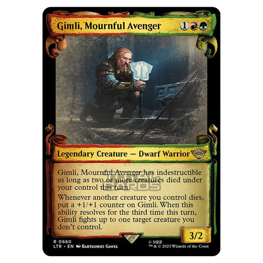 Magic The Gathering - The Lord of the Rings - Tales of Middle-Earth - Gimli, Mournful Avenger - 0660