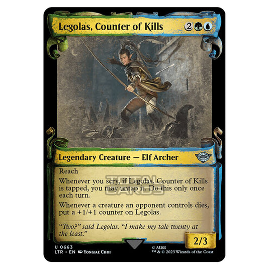 Magic The Gathering - The Lord of the Rings - Tales of Middle-Earth - Legolas, Counter of Kills - 0663