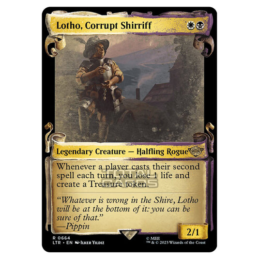 Magic The Gathering - The Lord of the Rings - Tales of Middle-Earth - Lotho, Corrupt Shirriff - 0664