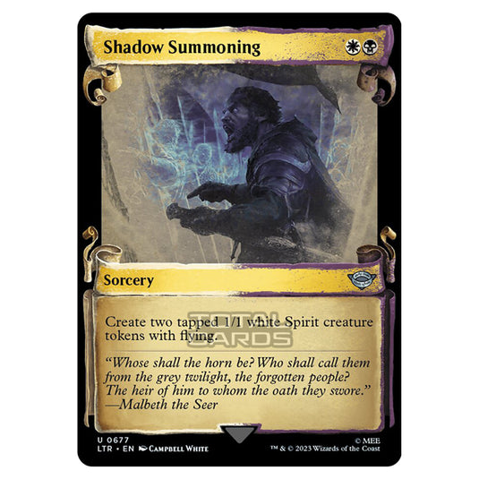 Magic The Gathering - The Lord of the Rings - Tales of Middle-Earth - Shadow Summoning - 0677