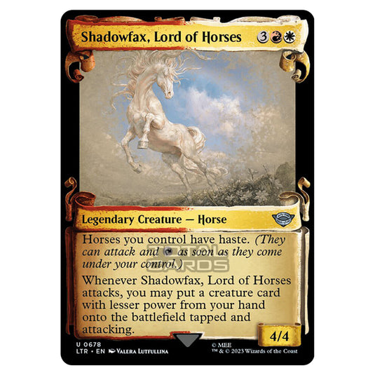 Magic The Gathering - The Lord of the Rings - Tales of Middle-Earth - Shadowfax, Lord of Horses - 0678