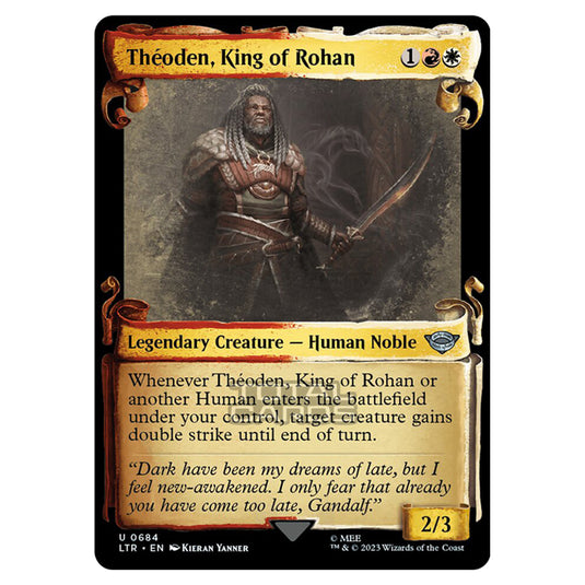 Magic The Gathering - The Lord of the Rings - Tales of Middle-Earth - Théoden, King of Rohan - 0684