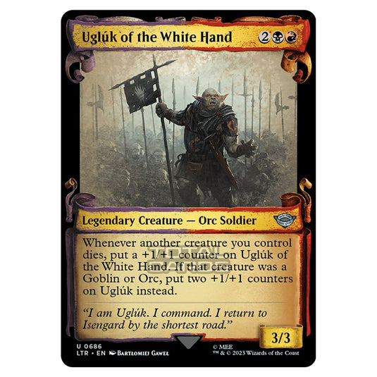 Magic The Gathering - The Lord of the Rings - Tales of Middle-Earth - Uglúk of the White Hand - 0686