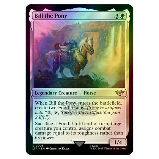 Magic The Gathering - The Lord of the Rings - Tales of Middle-Earth - Bill the Pony - 0003 (Foil)