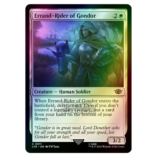 Magic The Gathering - The Lord of the Rings - Tales of Middle-Earth - Errand-Rider of Gondor - 0011 (Foil)