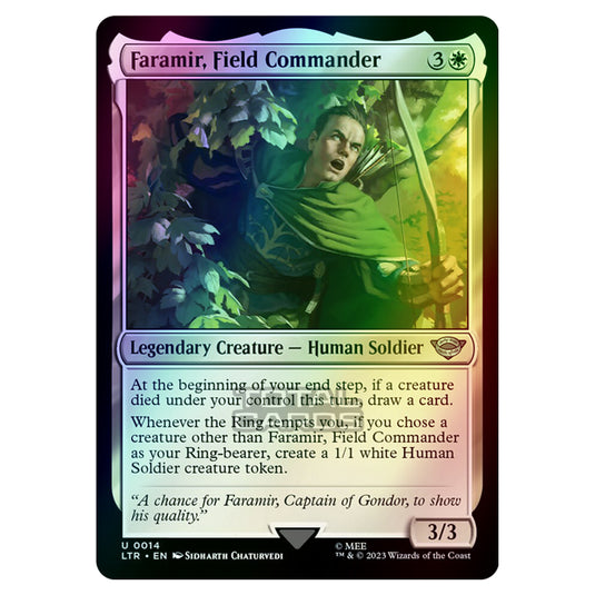 Magic The Gathering - The Lord of the Rings - Tales of Middle-Earth - Faramir, Field Commander - 0014 (Foil)