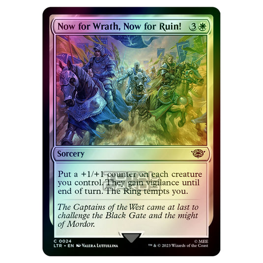 Magic The Gathering - The Lord of the Rings - Tales of Middle-Earth - Now for Wrath, Now for Ruin! - 0024 (Foil)