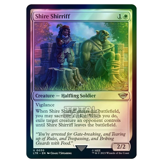 Magic The Gathering - The Lord of the Rings - Tales of Middle-Earth - Shire Shirriff - 0030 (Foil)