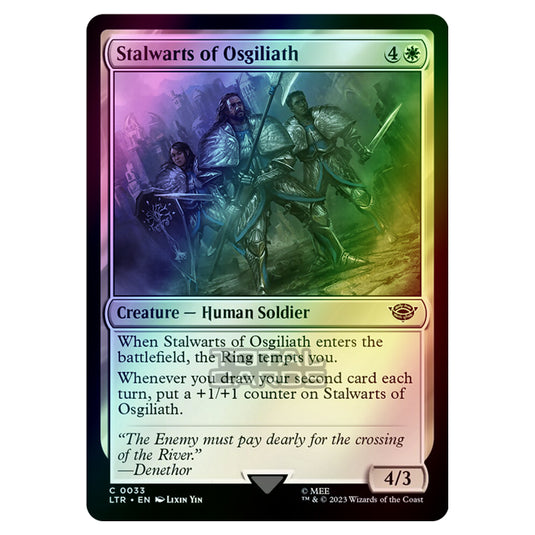 Magic The Gathering - The Lord of the Rings - Tales of Middle-Earth - Stalwarts of Osgiliath - 0033 (Foil)