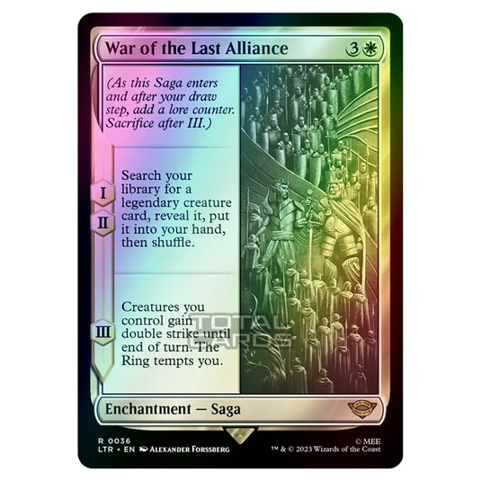 Magic The Gathering - The Lord of the Rings - Tales of Middle-Earth - War of the Last Alliance - 0036 (Foil)