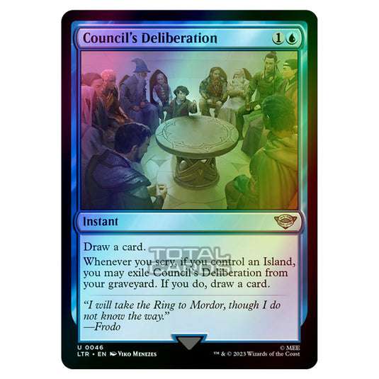 Magic The Gathering - The Lord of the Rings - Tales of Middle-Earth - Council's Deliberation - 0046 (Foil)