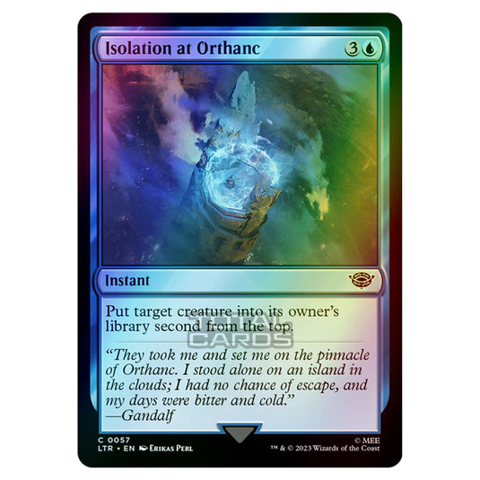 Magic The Gathering - The Lord of the Rings - Tales of Middle-Earth - Isolation at Orthanc - 0057 (Foil)