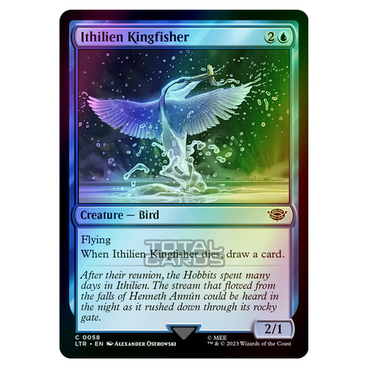 Magic The Gathering - The Lord of the Rings - Tales of Middle-Earth - Ithilien Kingfisher - 0058 (Foil)