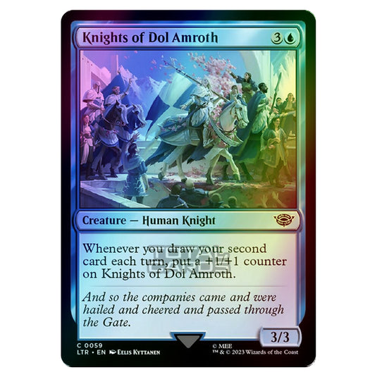 Magic The Gathering - The Lord of the Rings - Tales of Middle-Earth - Knights of Dol Amroth - 0059 (Foil)