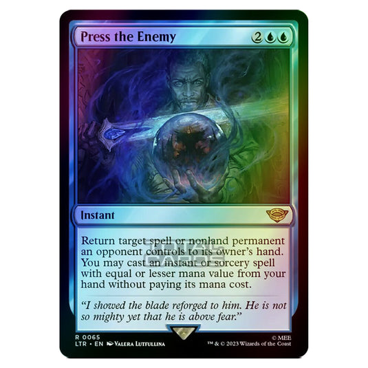 Magic The Gathering - The Lord of the Rings - Tales of Middle-Earth - Press the Enemy - 0065 (Foil)