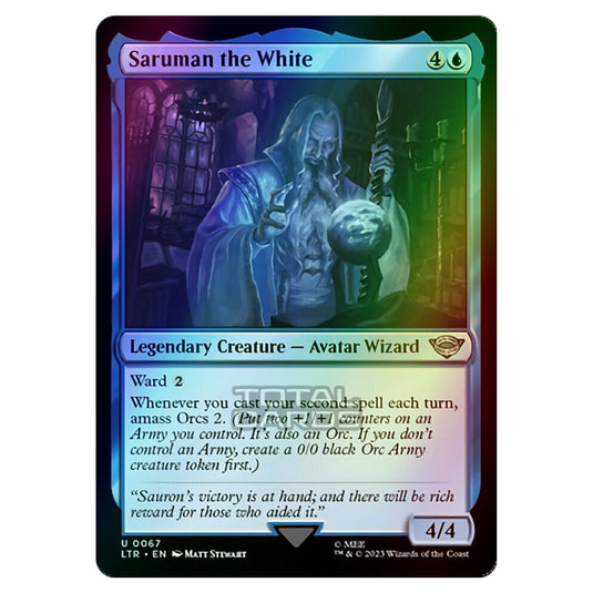 Magic The Gathering - The Lord of the Rings - Tales of Middle-Earth - Saruman the White - 0067 (Foil)