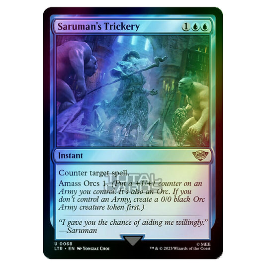 Magic The Gathering - The Lord of the Rings - Tales of Middle-Earth - Saruman's Trickery - 0068 (Foil)