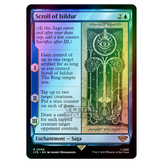 Magic The Gathering - The Lord of the Rings - Tales of Middle-Earth - Scroll of Isildur - 0069 (Foil)