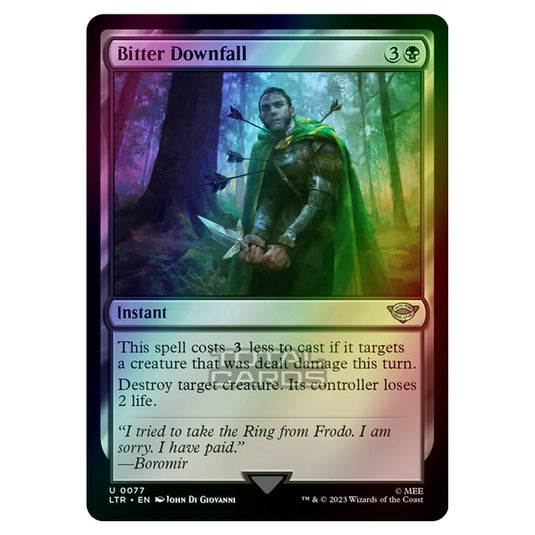 Magic The Gathering - The Lord of the Rings - Tales of Middle-Earth - Bitter Downfall - 0077 (Foil)