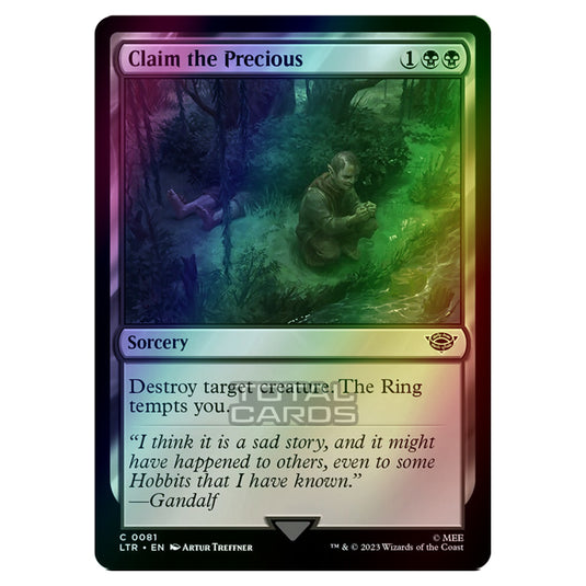 Magic The Gathering - The Lord of the Rings - Tales of Middle-Earth - Claim the Precious - 0081 (Foil)