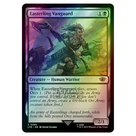 Magic The Gathering - The Lord of the Rings - Tales of Middle-Earth - Easterling Vanguard - 0083 (Foil)
