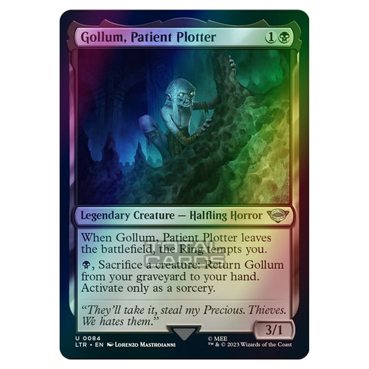 Magic The Gathering - The Lord of the Rings - Tales of Middle-Earth - Gollum, Patient Plotter - 0084 (Foil)