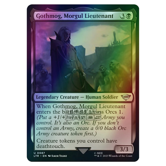 Magic The Gathering - The Lord of the Rings - Tales of Middle-Earth - Gothmog, Morgul Lieutenant - 0087 (Foil)