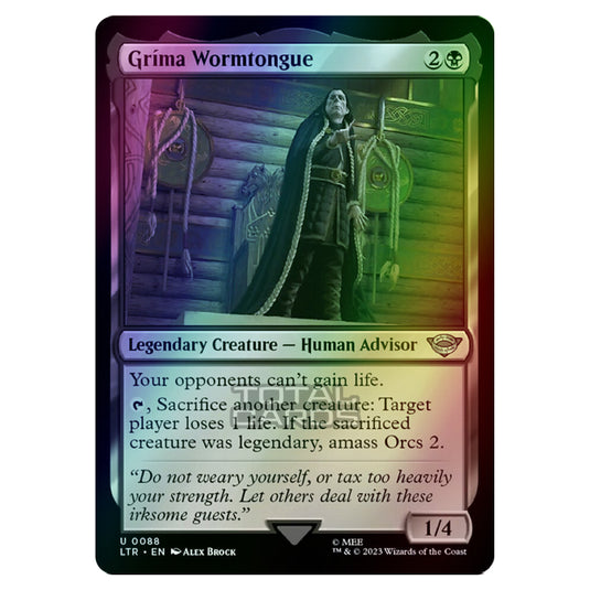 Magic The Gathering - The Lord of the Rings - Tales of Middle-Earth - Gríma Wormtongue - 0088 (Foil)