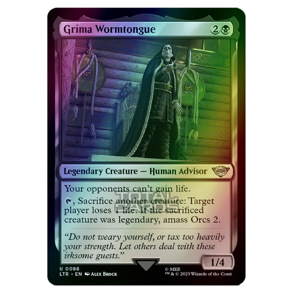 grima wormtongue mtg card Grma Price & Details Secret Lair Drop If the sacrificed creature was legendary Magic The Gathering - The