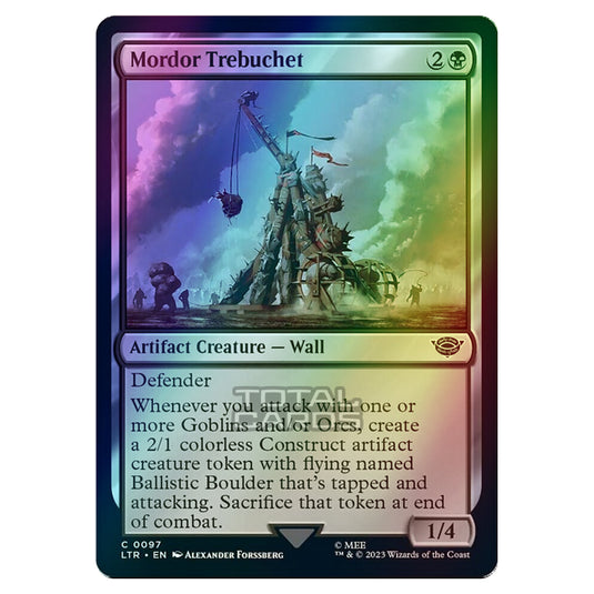 Magic The Gathering - The Lord of the Rings - Tales of Middle-Earth - Mordor Trebuchet - 0097 (Foil)