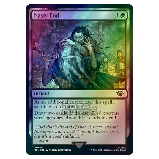 Magic The Gathering - The Lord of the Rings - Tales of Middle-Earth - Nasty End - 0099 (Foil)