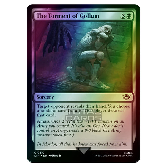 Magic The Gathering - The Lord of the Rings - Tales of Middle-Earth - The Torment of Gollum - 0110 (Foil)