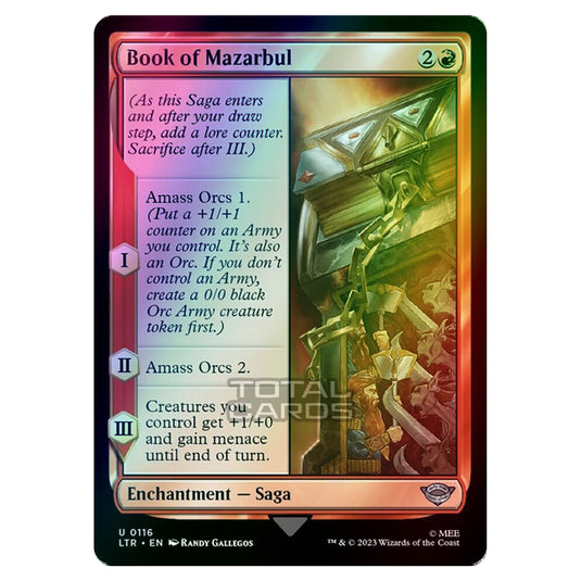 Magic The Gathering - The Lord of the Rings - Tales of Middle-Earth - Book of Mazarbul - 0116 (Foil)