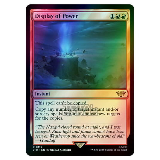 Magic The Gathering - The Lord of the Rings - Tales of Middle-Earth - Display of Power - 0119 (Foil)