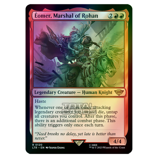 Magic The Gathering - The Lord of the Rings - Tales of Middle-Earth - Éomer, Marshal of Rohan - 0120 (Foil)