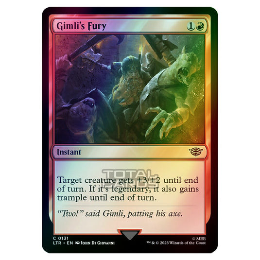 Magic The Gathering - The Lord of the Rings - Tales of Middle-Earth - Gimli's Fury - 0131 (Foil)