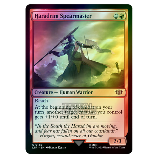 Magic The Gathering - The Lord of the Rings - Tales of Middle-Earth - Haradrim Spearmaster - 0135 (Foil)