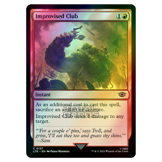 Magic The Gathering - The Lord of the Rings - Tales of Middle-Earth - Improvised Club - 0137 (Foil)